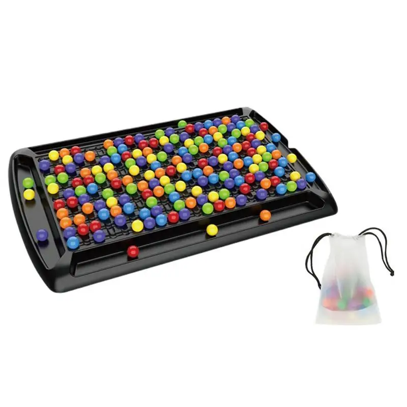 241 PCS Rainbow Puzzle Chess Game Rainbow Ball Elimination Game Parent-Child Interaction Toy Educational Chess Board Game