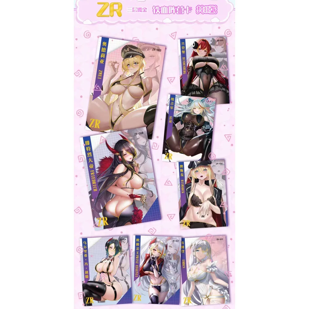 Azur Lane Collection Card Game, Waifu Booster Box, Aurora Game, Palying Hobbies, Kids Table Toys, Family Birthday Gift, Novo