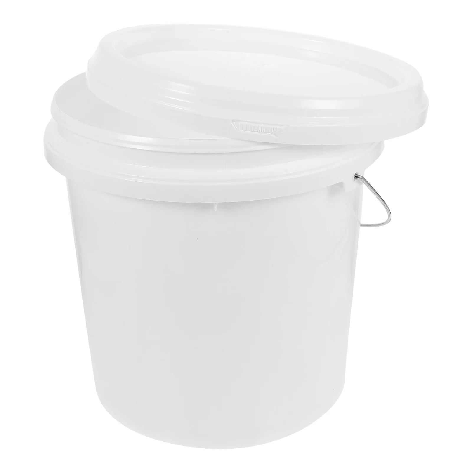 

Buckets Paint with Lid and Handle Storage Lids Packaging Barrel White Empty Gallon