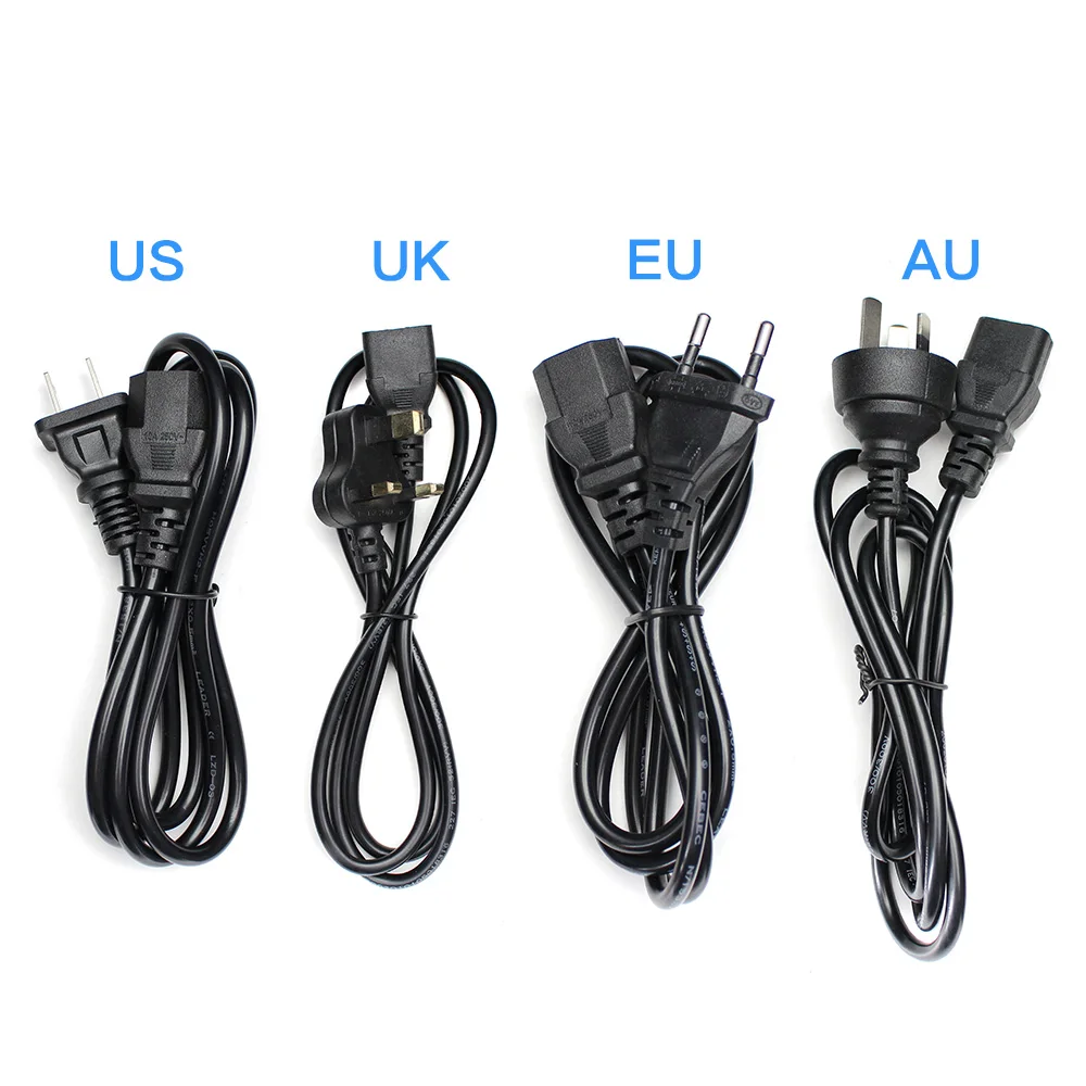 Adaptador de Alimentação AC/DC Universal, 12V, 1A, 2A, 3A, 5A, 6A, 8A, 10A, UE, EUA, Reino Unido, AU Plug, 220V a 5, 12, 24 V, alimentação