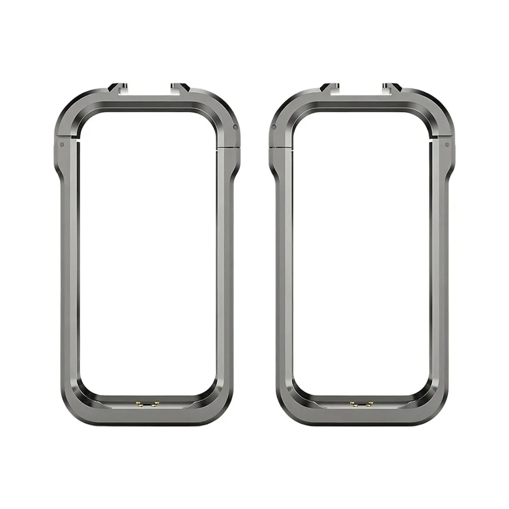 Slim Aluminum Protective Case For Insta360 X6 With Cold Shoe For Mic And Light 113.5*60.4*29mm Protective Bezel Case