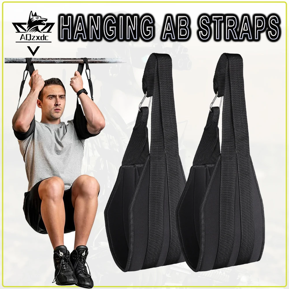 

Hanging Ab Straps Hanging Leg Raises Arm Supports Heavy Duty Thick Fitness Equipment Arm Straps Attachment for Home Gym Pull-ups