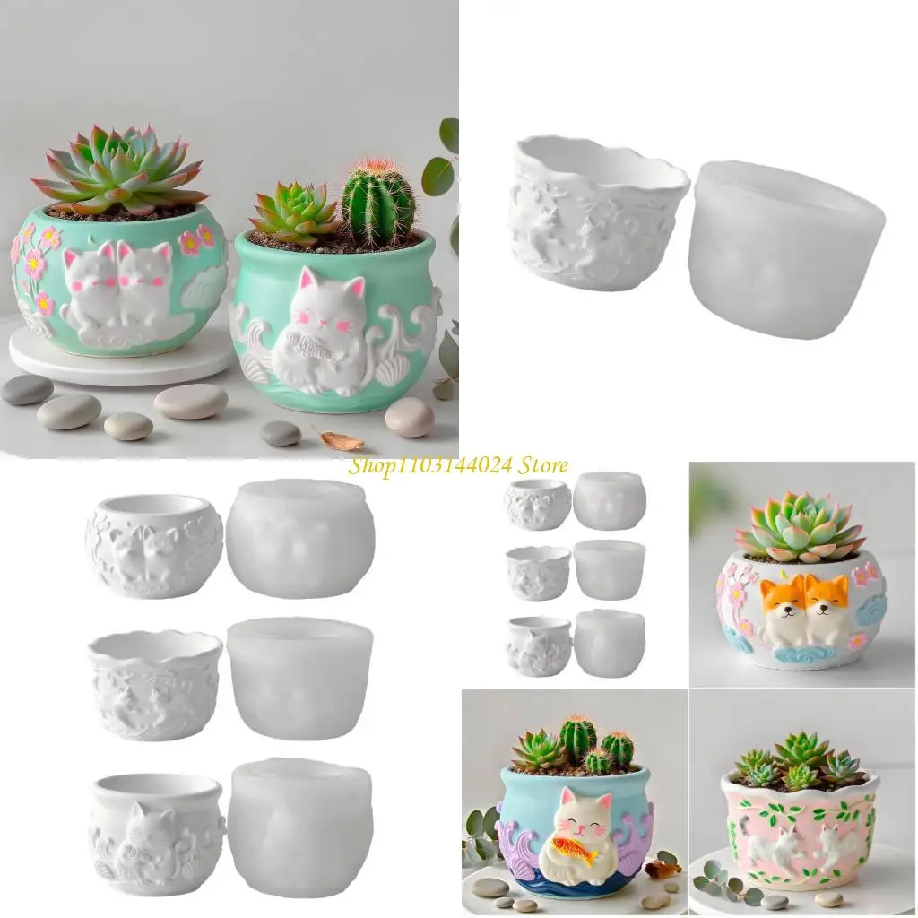 

N5KE PET Animal Silicone Flom