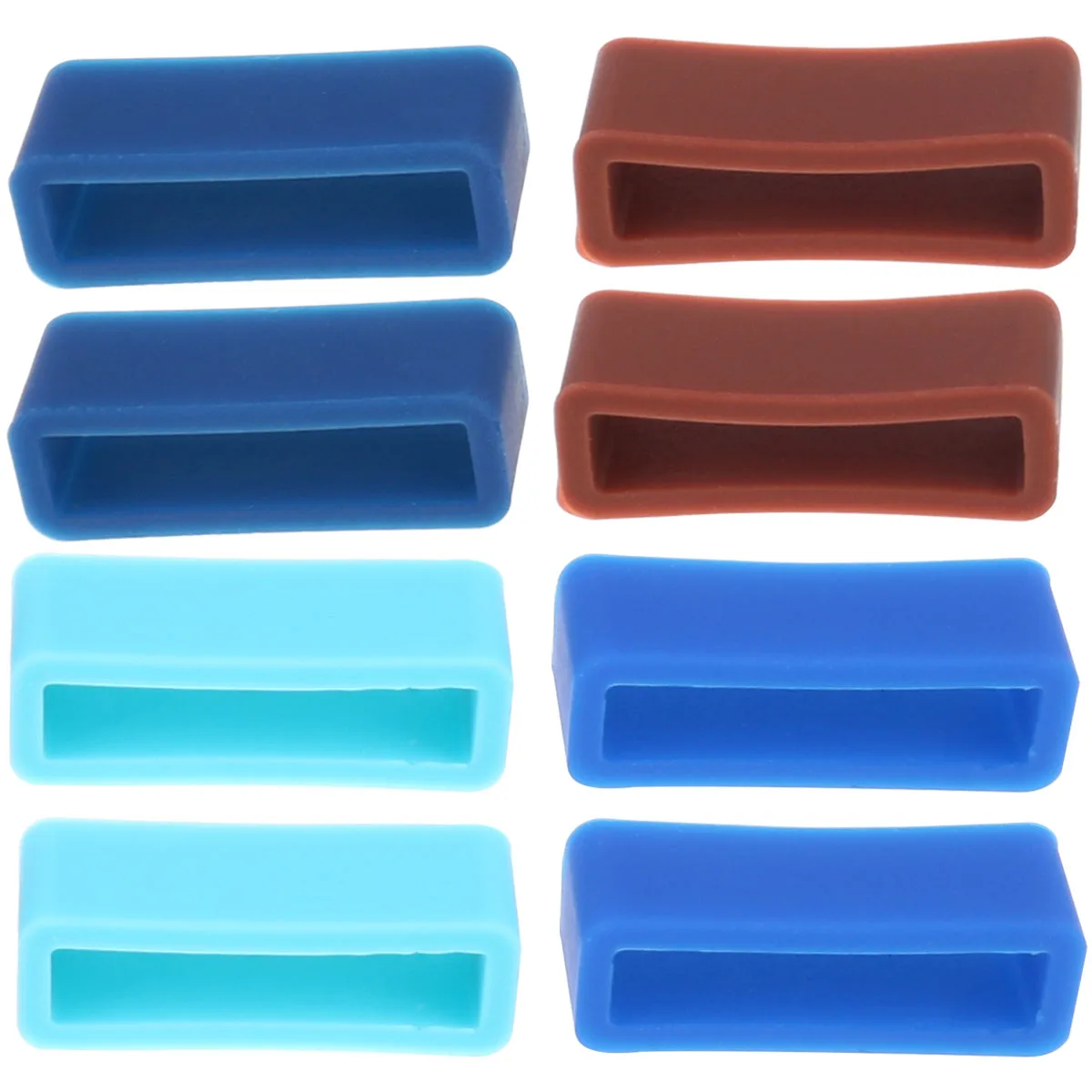 

8Pcs Watchband Movable Rings 20mm High Grade Material Durable Replacement for Lost Or Damaged Buckle Navy