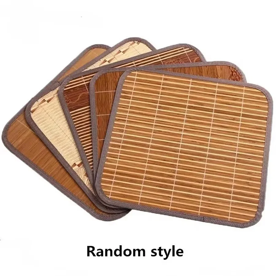 Summer Cooling Chair Cushions Breathable Bamboo Office Chair Seat Mat Car Cushions Household Universal Seat Pad Chair Cushions