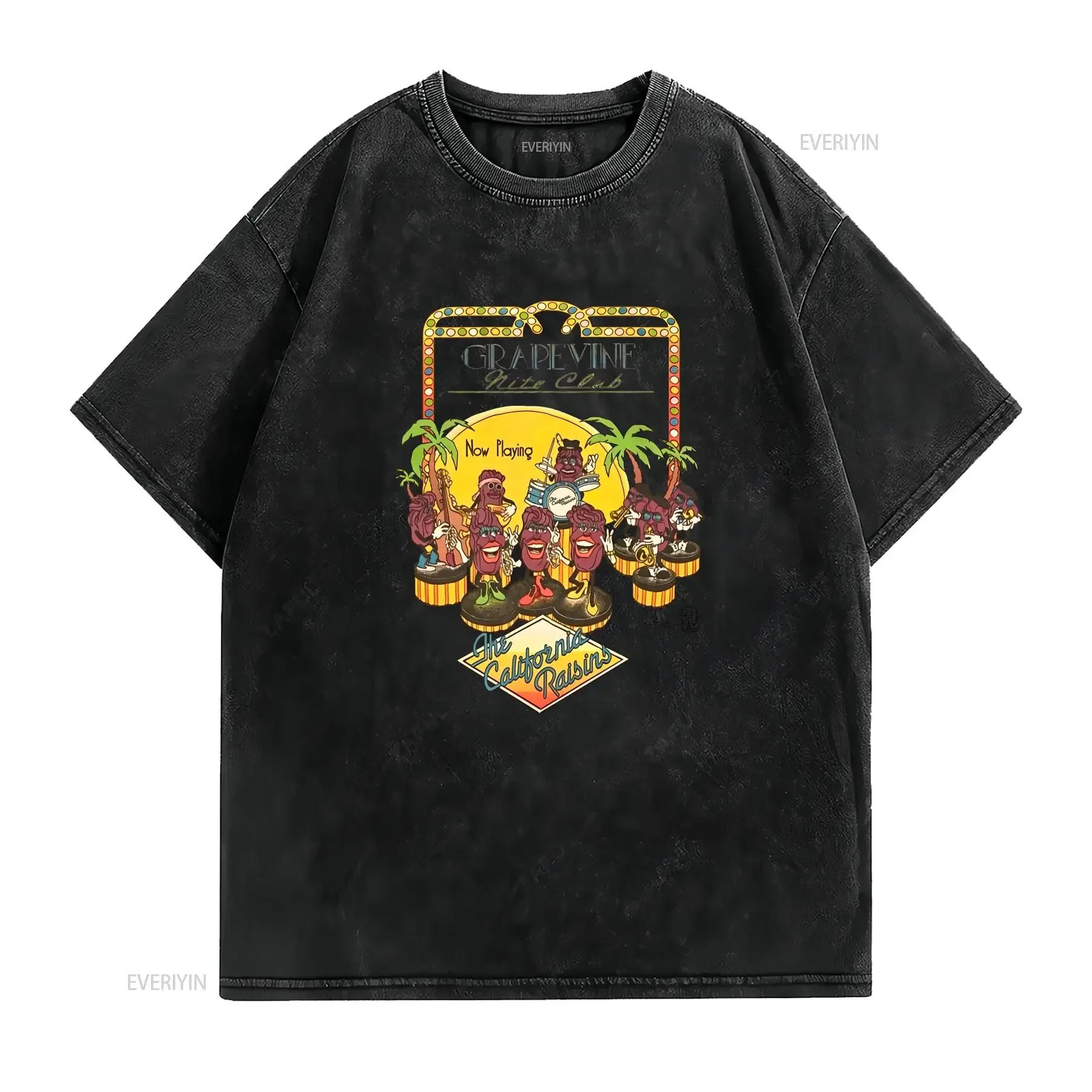 Vintage 80s California Raisins Cartoon Grape Vine Band 1983 VTG T Shirt Size Large vintage Washed designer clothes Soft