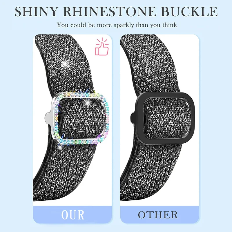 Cinturino in Nylon per cinturino Apple Watch 44mm 40mm 45mm 41mm 49mm 42mm bracciale regolabile da donna iWatch Series 9 Ultra 8 SE 7 6 5 4