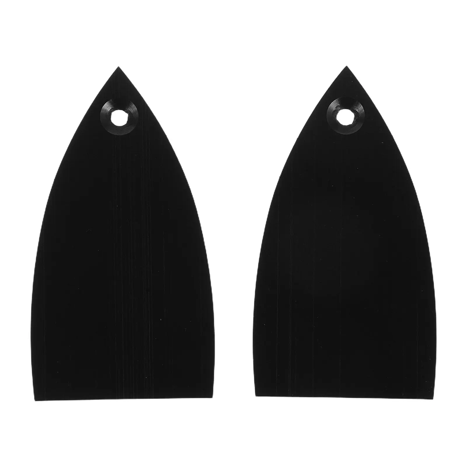 2Pcs Guitar Truss Rod Cover Plate Aluminum Alloy Lightweight Precision Fit Headstock Neck Adjustment Cover Replacement Parts