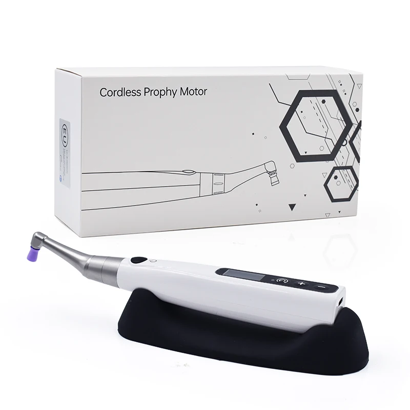 Cordless Dental Prophy Polisher Electric Polishing Motor  Brushless Hygiene Handpiece for Teeth Cleaning Rechargeable