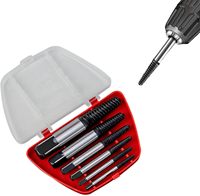 5PCS/6PCS Broken Damaged Screwdriver Extractor Drill Bit Set Carbon Steel Double Side Screw Pull Center Drill Bits