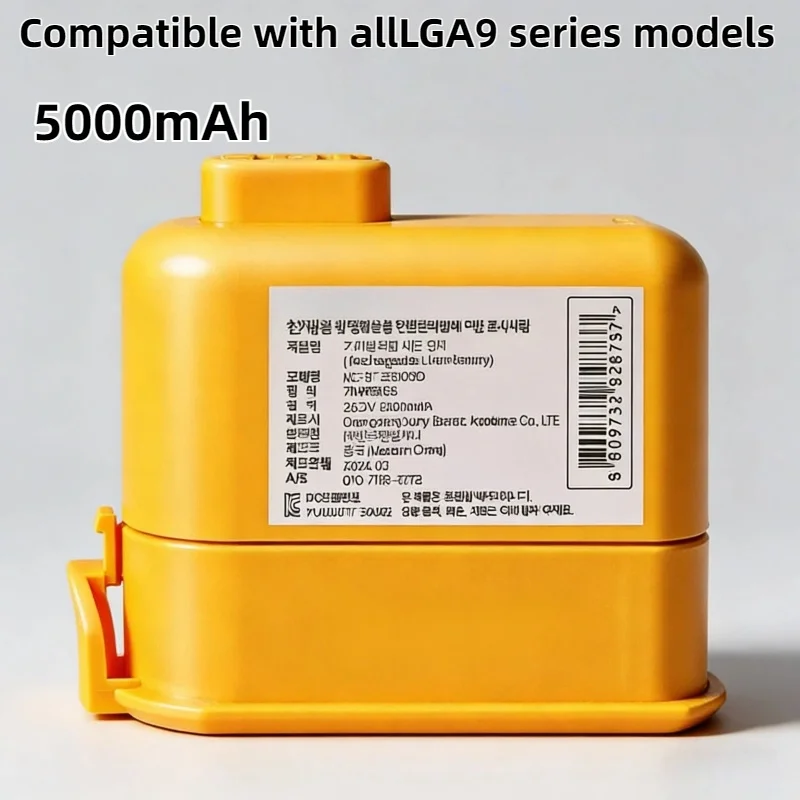 

High 5000mAh Replacement Battery for LG Cord Zero A9 A9S P9 A9MAX A9T-Ultra A9K-PRO A9N A9M Cordless Vacuum Cleaner Spare Parts
