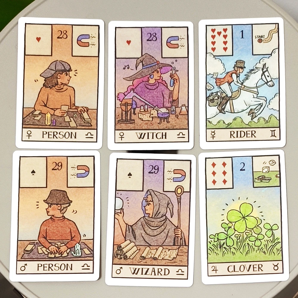 

Современные иллюстрированные карты Oracle Akashic Eye Lenormand, 9*6 см: набор для гадания из 61 карт (36 традиционных + 12 новых + 13 дополнительных)