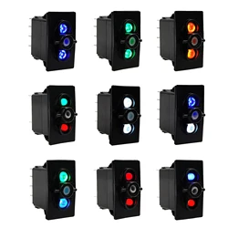 12V-24V Car Boat Led Switch Base ON OFF / ON OFF ON / Momentary for Carling ARB 4x4 Contura Rocker Switch Assembly Base Only