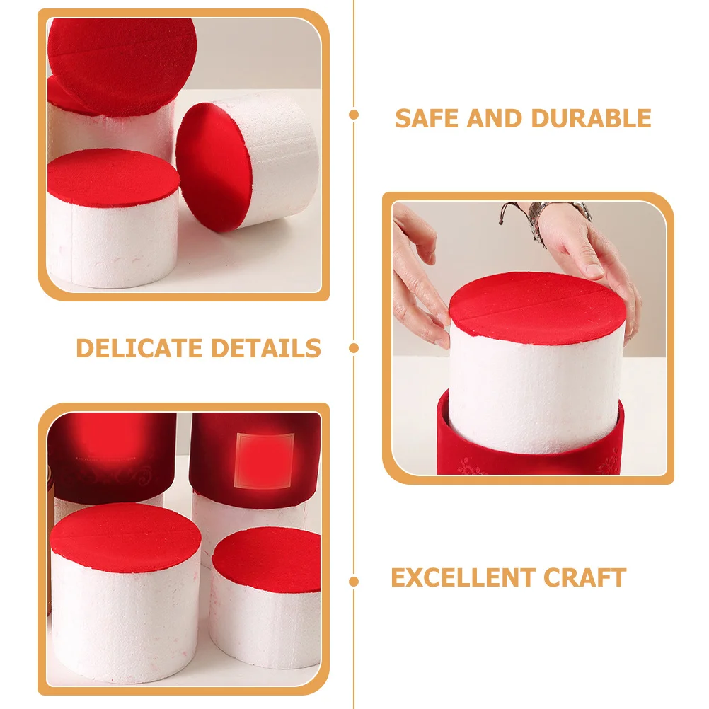 

2 шт. цветочные пенопластовые блоки круглой формы сильное водопоглощение для DIY цветочная композиция ремесла свадебный декор поставки