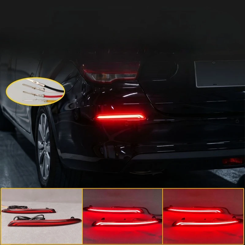 Led Rear Bumpe Light Reflector Dymanic Turn Signal Brake Light For Chevrolet Cavalier 2016-2019 Modification Accessories