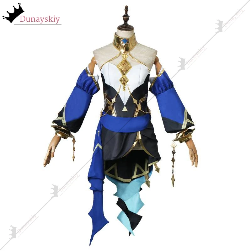 Layla Sumeru Косплей Костюм XS-3XL Женские платья Полный комплект Головные уборы Платье Чулки Парик Парик Аниме Ролевой костюм Layla