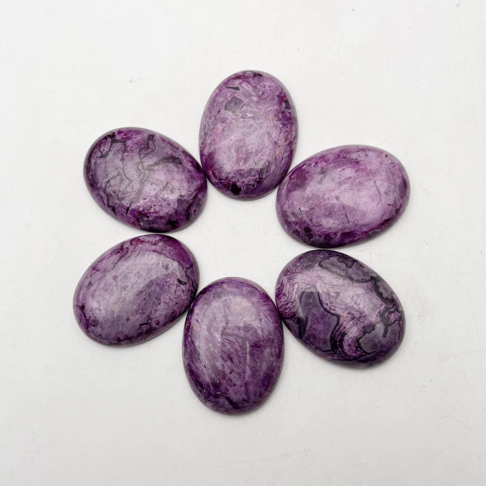 Fashion natural stone Rose agates beads for Jewelry making cabochon 30x40MM 6pcs no hloe charm ring accessories wholesale