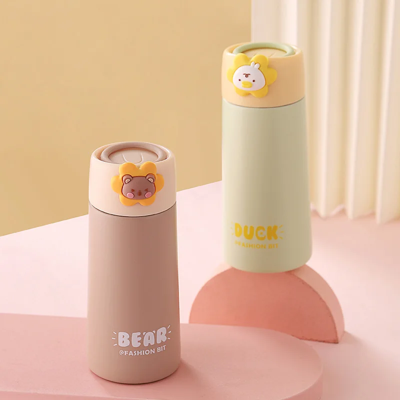 Mini Thermal Insulation Coffee Cup Leak-proof Portable Pocket Mug Cold Drink Hot Drink Cute Kawaii Thermal Cup