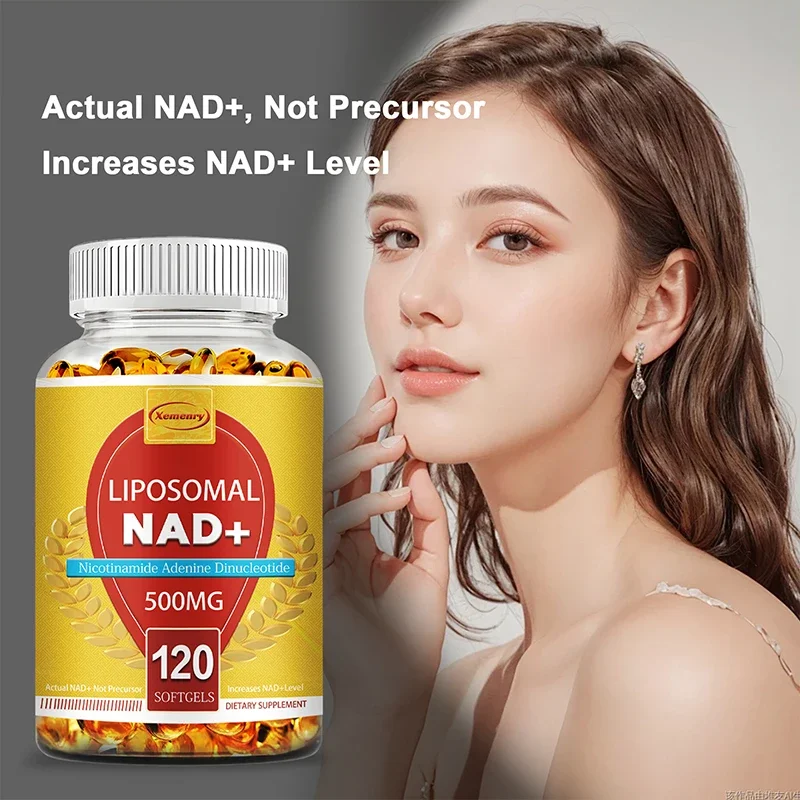 كبسولات ليبوسومال NAD+ - مضادة للشيخوخة، وتجديد الطاقة، وتعزيز التركيز، ودعم صحة الخلوية