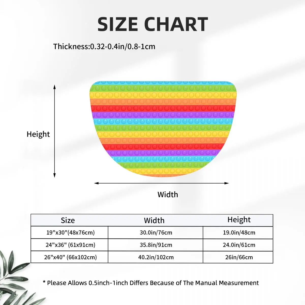 Premium Vector Pop It Seamless Pattern Flannel Half Round Doormat Non Slip Bathroom Mat Absorbent Floor Carpet for Home Bedroom