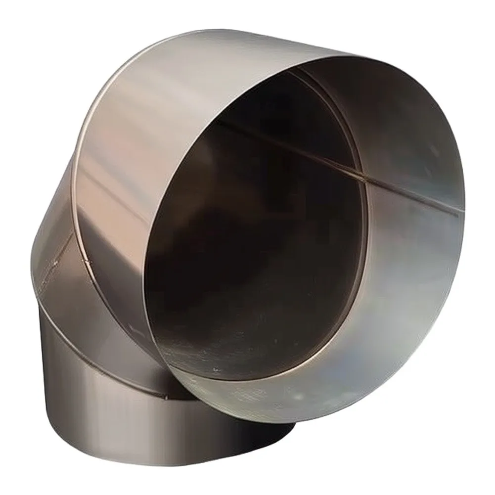 Stainless Steel Chimney Pipe With Rain Cap 100/110/120mm Elbow For Wood Stove Fireplace Heating-Exhaust Ventilation System