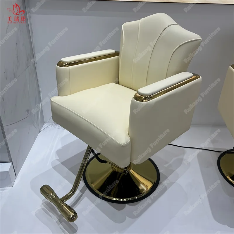 Modern Lockable Hair Salon Equipment Barber Shop Beauty Salon Furniture Luxury Style Hairdressers Hairdressing Barber Chairs