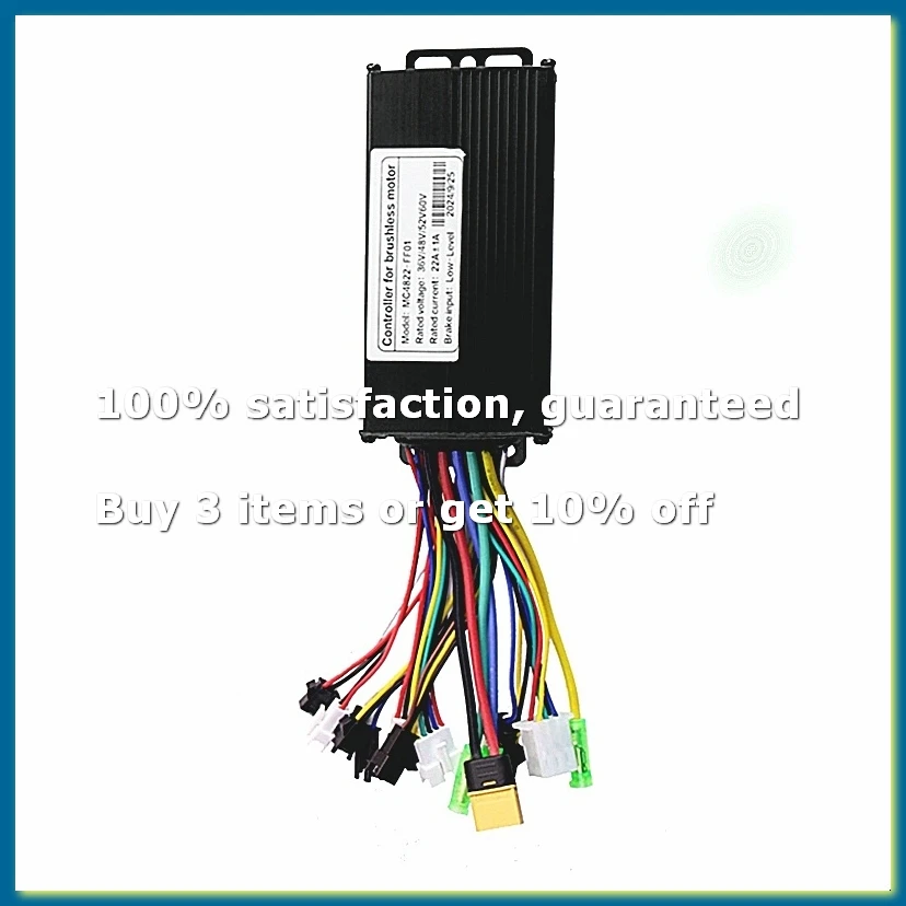 Ebike 3 Mode 36V 48V 52V 60V 22A Controller 11 Tubes for 500W Motor Electric Scooter Parts Ebike Controller-A32R