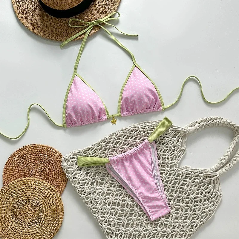 pink green