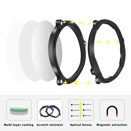 Imagen 2 del producto Para accesorios de lentes de miopía VR todo en uno Oculus Quest2 y Meta Quest3S