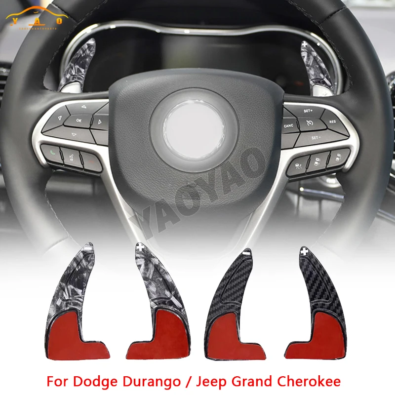 

Car Steering Wheel DSG Shift Paddles Extension Shifter Accessories For Dodge Challenger Durango R/T For Jeep Grand Cherokee