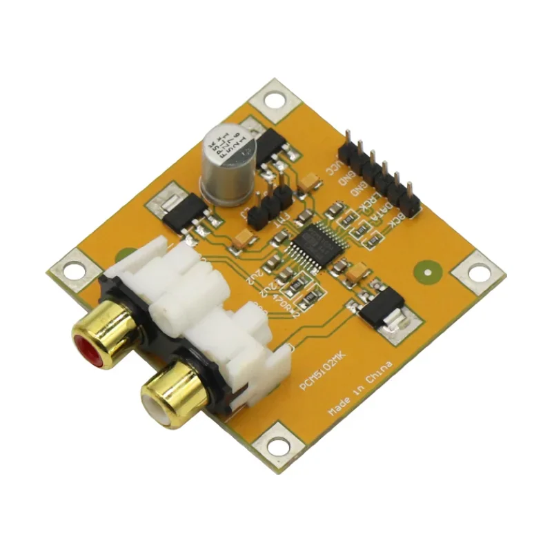 DC5-10V PCM5102 DAC Decoder I2S Player Assembled Board 32Bit 384K Beyond ES9023 PCM1794 For Raspberry Pi For Arduino 2.1V