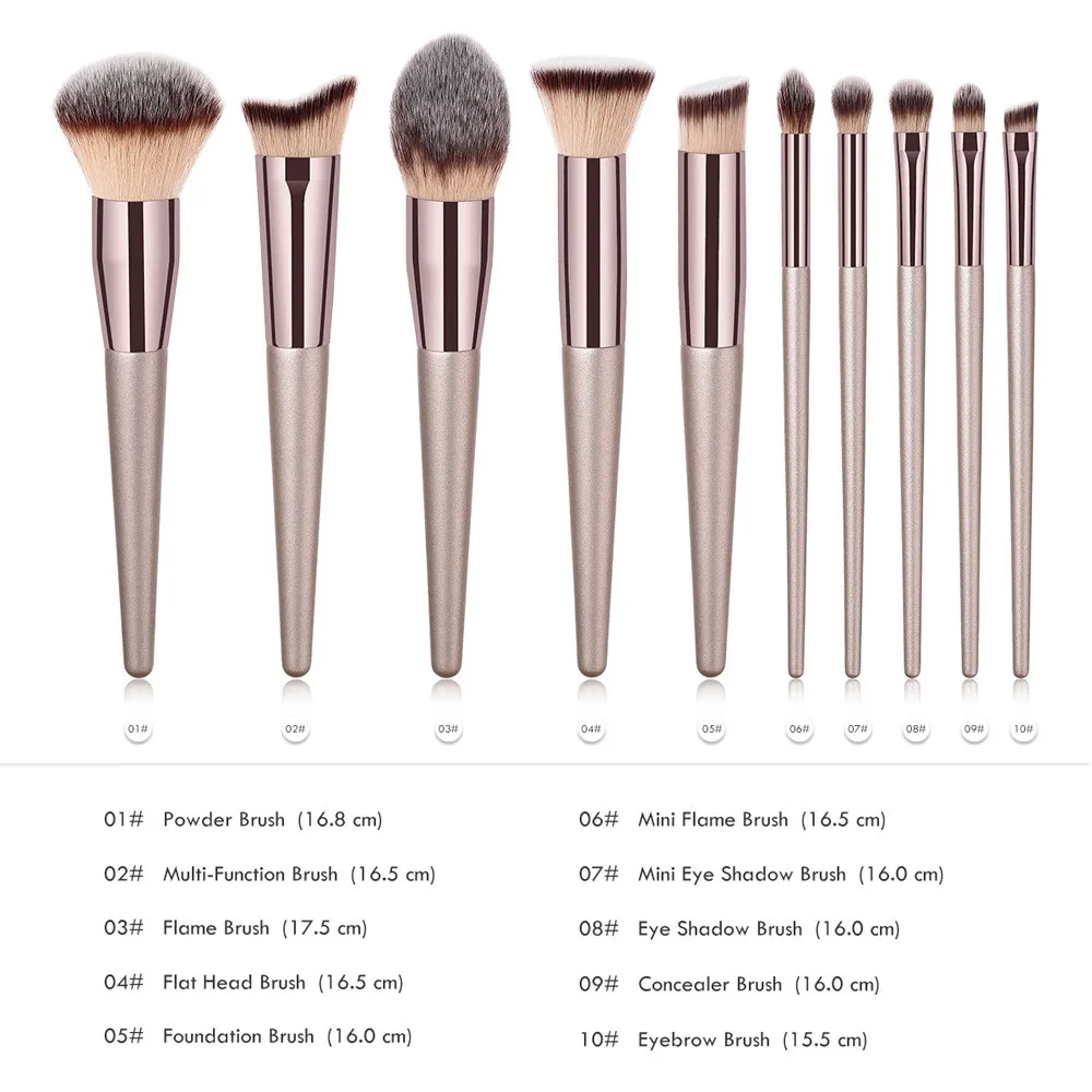 Makeup Brushes Cosmetic Full Set  Soft Hair Female Make Up Tools Foundation Brush Eyeshadow Complete Kit