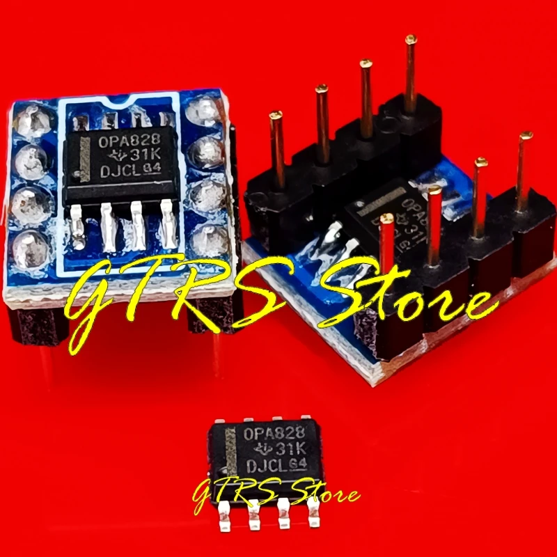 OPA828 OPA828ID single OPAMP can convert to dual OPAMP and convert to DIP