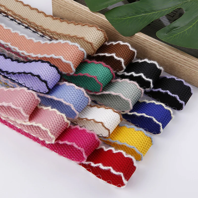 10 Yards 100 Yards 10MM/25MM Gridding Lace Edging Ribbons Hair Bows DIY Crafts Handmade Accessories Gift Wrapping