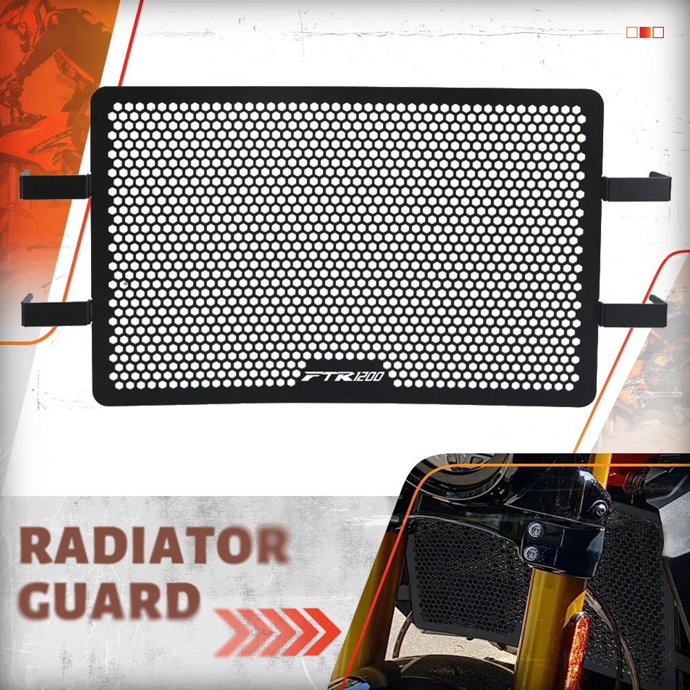 

FOR INDIAN FTR 1200/S FTR1200 CARBON /RALLY /SPORT Motorcycle Radiator Engine Grille Guard Cover Protection 2019-2023-2024-2025