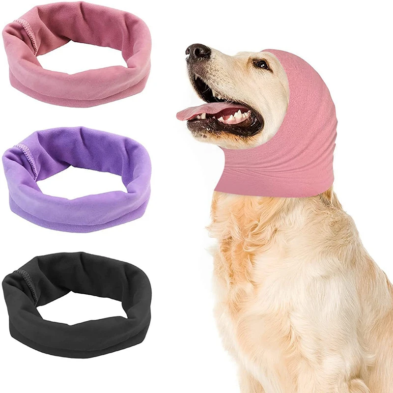

Dog Grooming Earmuff Windproof Noise Cancel Elasticity Soft Scarf Puppy Cat Warm Headband Ear Cover Pet Dog Accessories