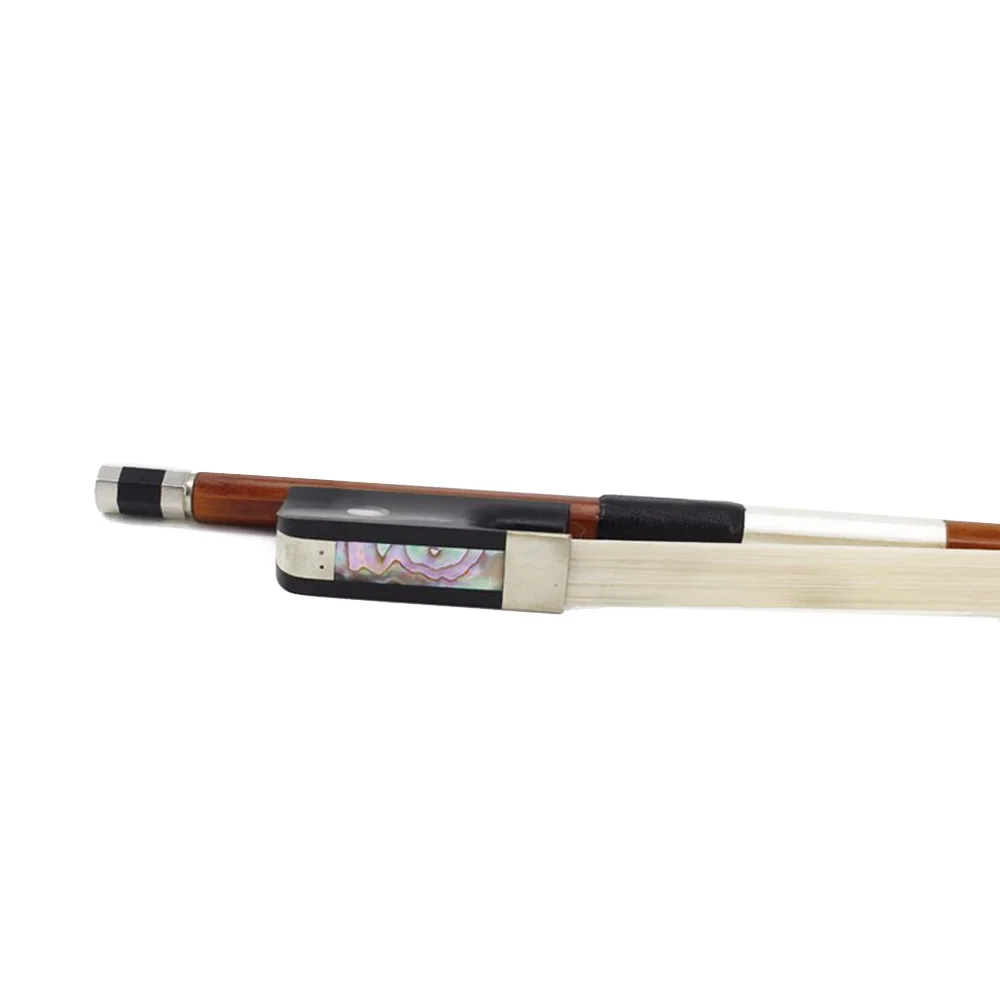 High-Quality Hematoxylin Material Bass Bow Good Elasticity High-End Workmanship Copper Accessories Bass Cello Bow Rod