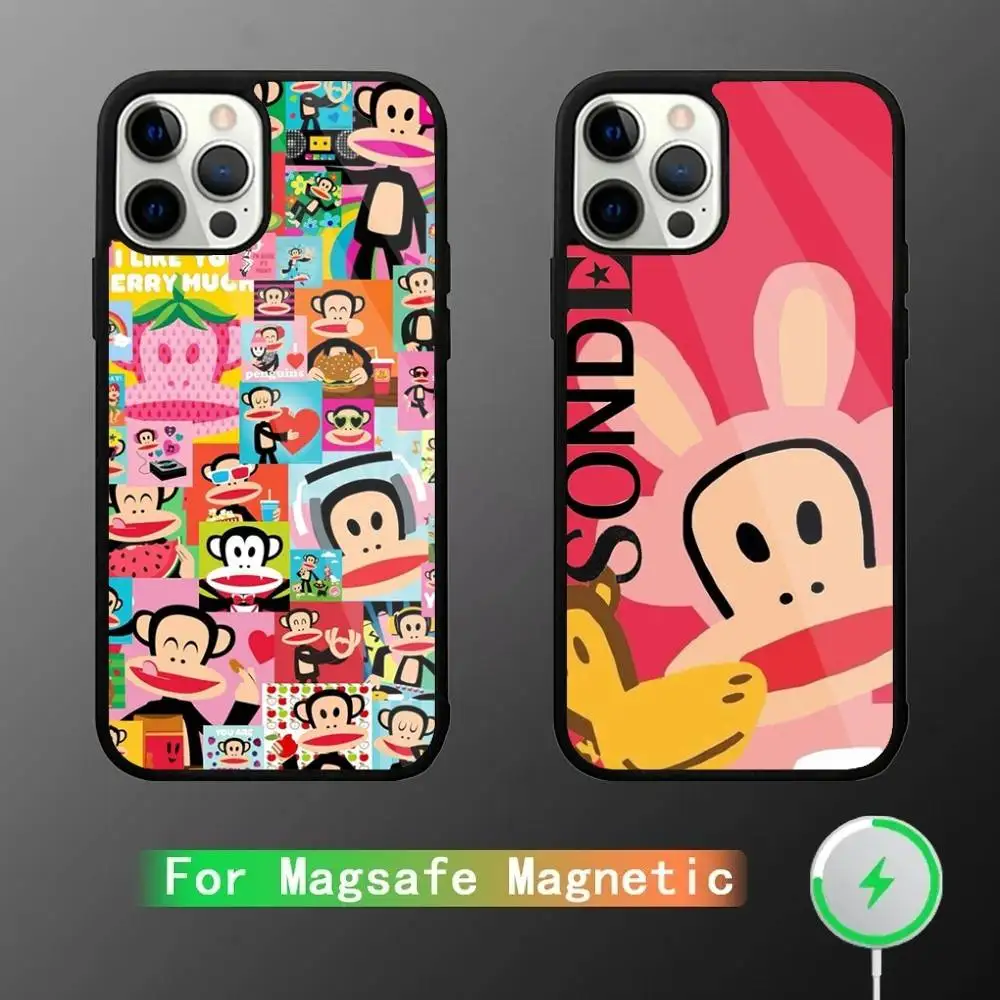 

P-Paul Monkey F-Frank Phone Case For iPhone 16,15,14,13,12,11,Plus,Pro,Max Mini Magsafe Magnetic Wireless Charging