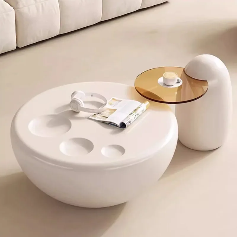 

Luxury Nordic Coffee Tables Luxury Round Minimalist Home Coffee Tables White Design Tavolini Da Salotto Interior Decoration