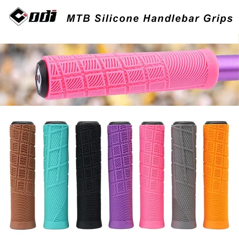 ODI SG1 MTB Soft Silicone Grips Bicycle Handlebar Grip Two-way Anti-slip Shock Absorbing Handle Cover Bike Universal Accessories