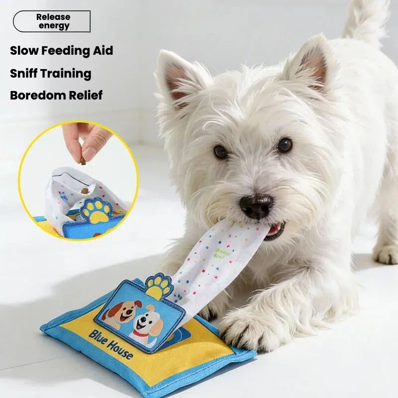 Interactive Squeaky Plush Dog Toy - Новые интерактивные игрушки для собак: развивающая