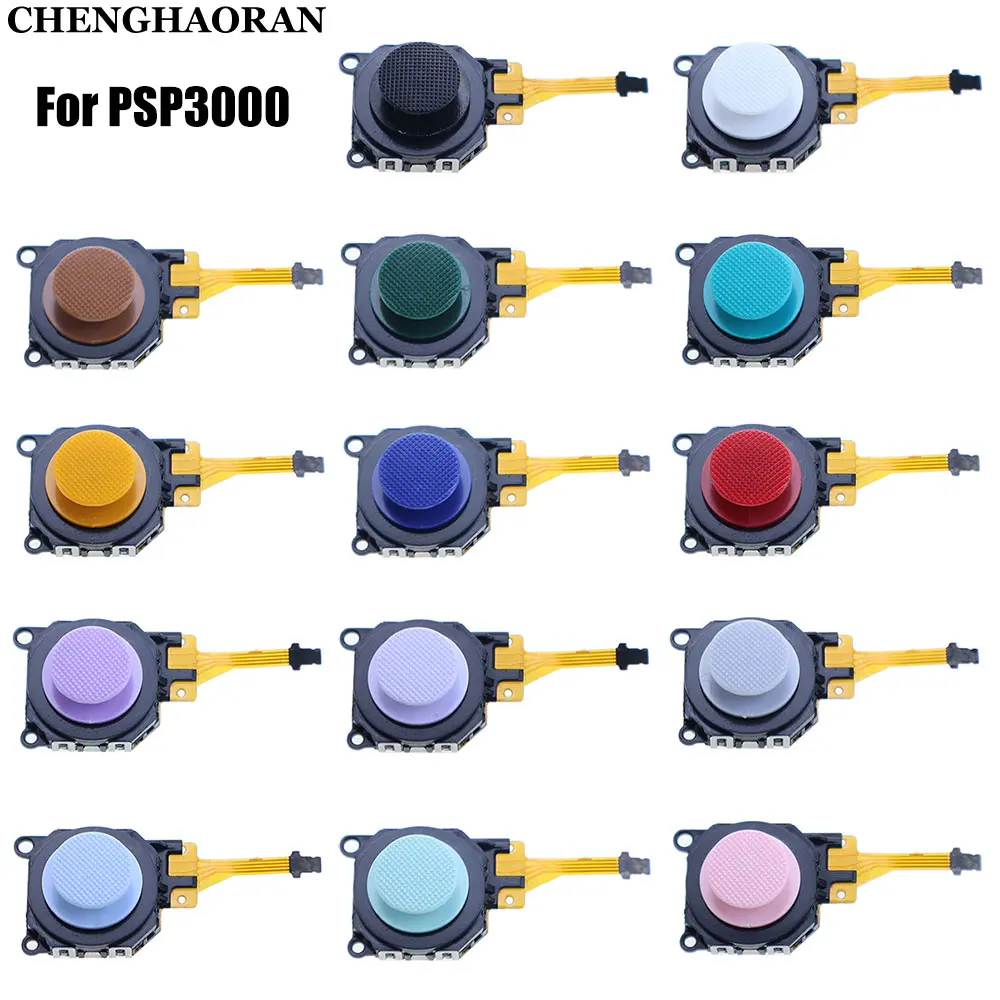 

Multi Colors Thumb Grip Stick Cap Cover Mushroom Button For PSP3000 PSP 3000 Game Console 3D Analog Joystick Repelacement