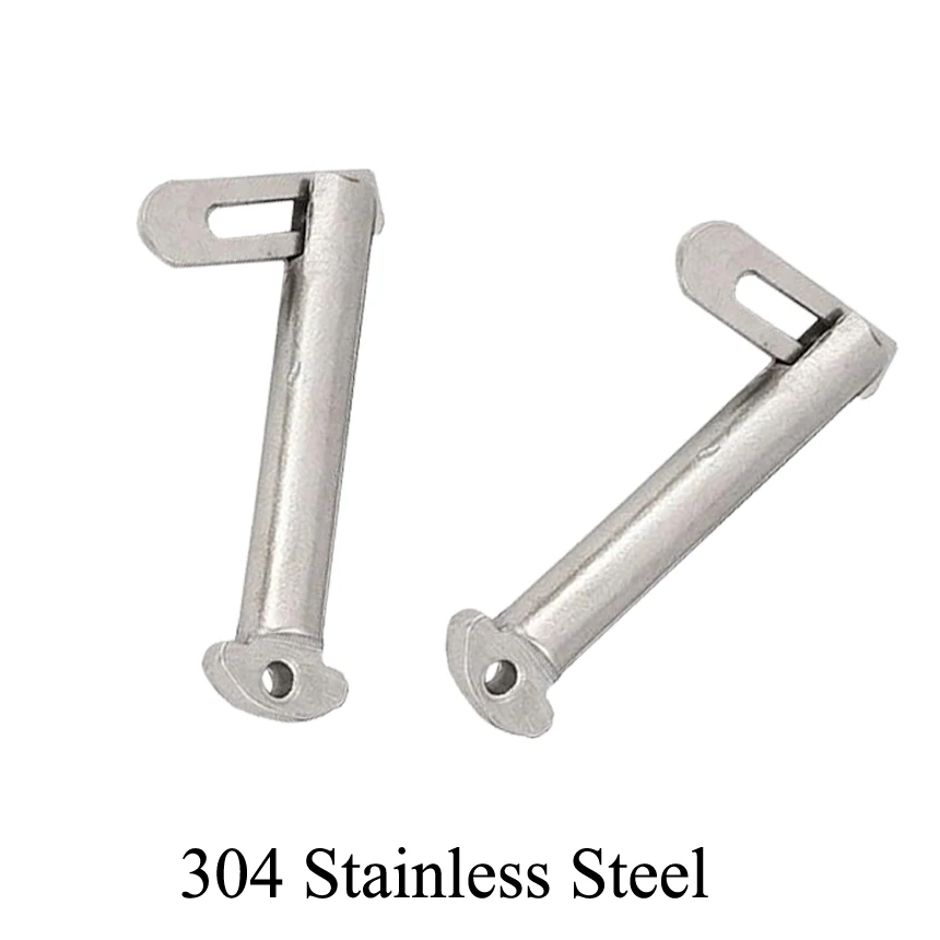 M8 M10 M12 M14 OD 35mm 40mm 50mm 100mm 130mm To 150mm Length 304 Stainless Steel GB3473-83 B Form Marine Toggle Latch Tongue Pin