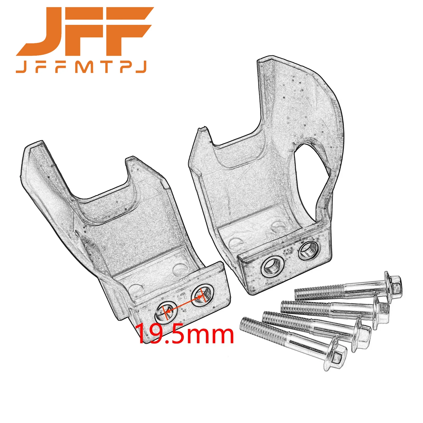 Motorcycle Fork Bottom Shoe Guard Cover Protector For Yamaha YZ125 YZ250 YZ250F YZ450F YZ250FX YZ450FX WR125 WR250 WR250F WR450F