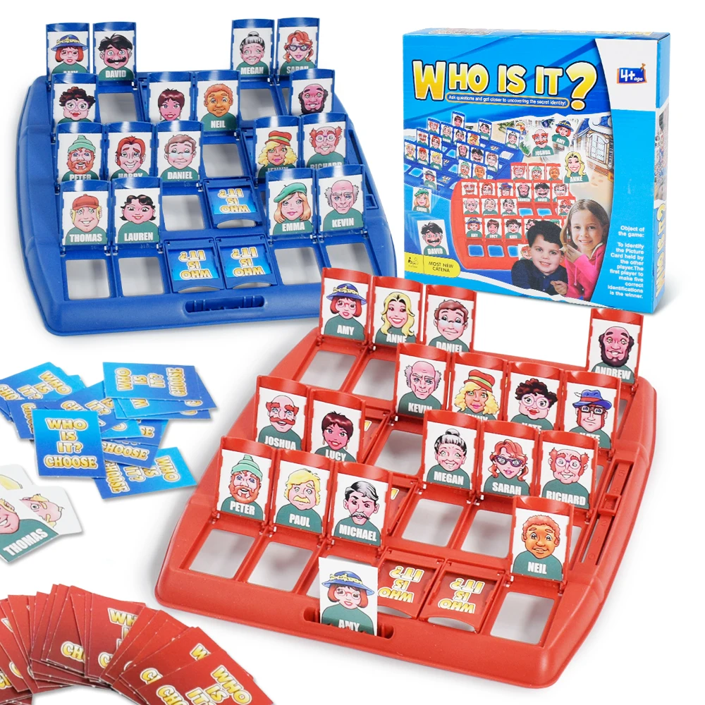 Desktop Games Guess Who I Am,Parent-child Interactive Family Party Game,Exercise Logic Training Educational Toys for Kids Gift