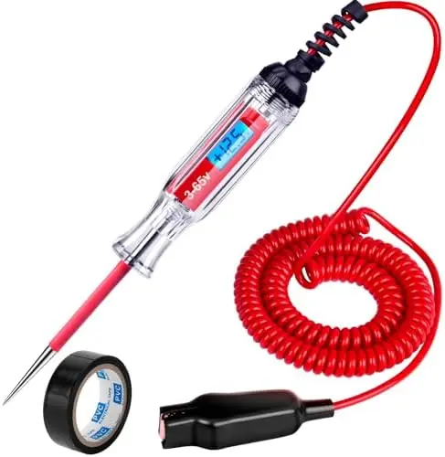 

Heavy Duty 3-65V Digital Circuit Tester with Backlit LCD & 140" Wire