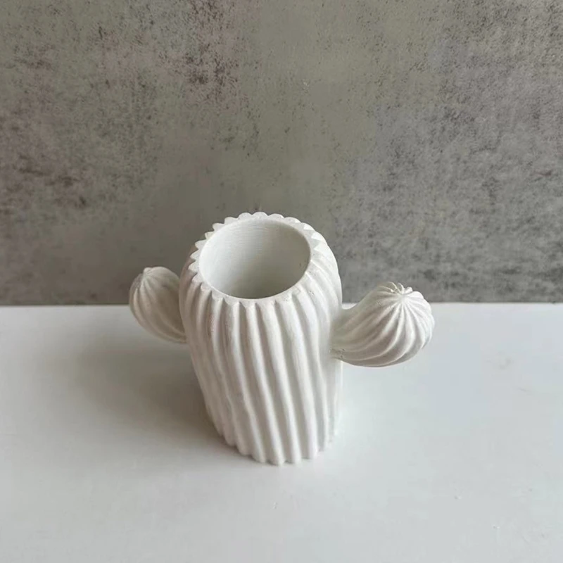 Cactus Pen Holder Flower Pot Resin Mold Succulent Planter Making Supplies Dropship