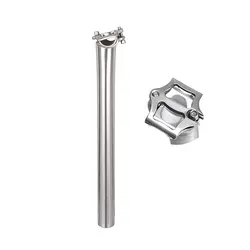 Titanium Mountain Bicycle Seatpost, Road Bike Accessories, Wholesale Offset, Straight, 8 Shape, 27.2mm, 31.6mm