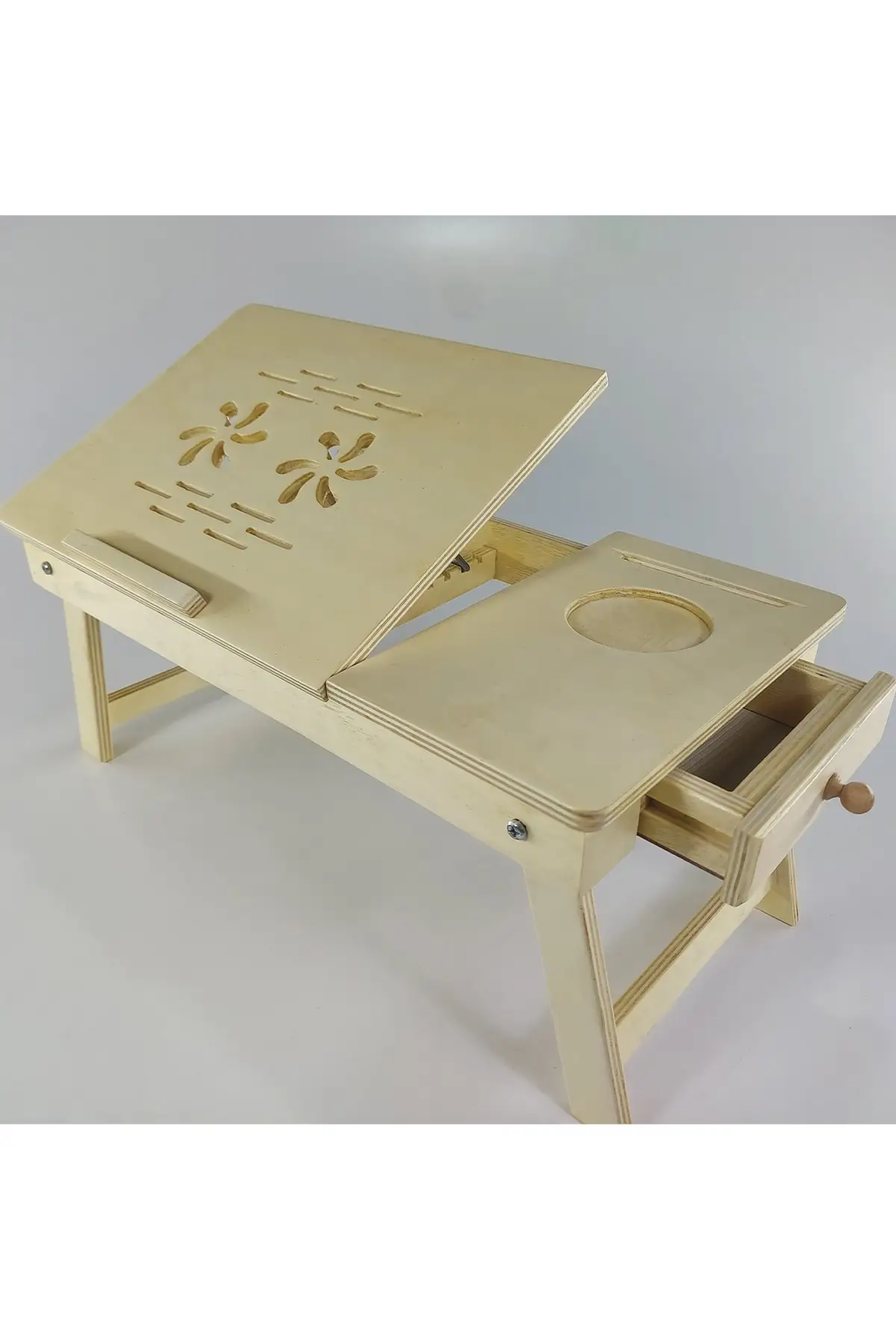 Folding Laptop Notebook Stand And Stand Study Desk Breakfast Table Practical Easy