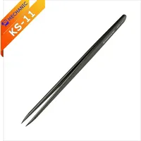 MECHANIC KS-11 Hand Polished Jump Wire Tweezer for Fly Line Repair Mobile Phone Repair Manual Production Precise Clamping Tool
